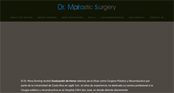 Desktop Screenshot of moraplasticsurgery.com